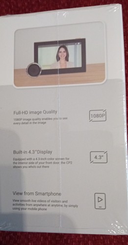EZVIZ CP2 WLAN Türspion - EZKCP2EU - 4,3-Zoll-Farbbildschirm - Bild 2 von 2