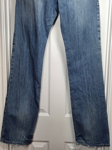 Cinch Jeans Herren 30x36 Blau Denim Straight Denim Whisker Distressed Patch - Bild 10 von 11