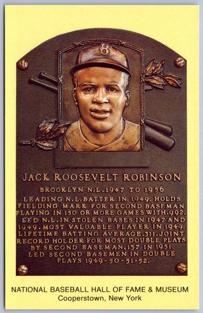 Postcard Baseball Hall Of Fame Museum Jackie Robinson Dodgers Cooperstown NY A39 Postcard Baseball Hall Of Fame Museum Jackie Robinson Dodgers Cooperstown NY A39