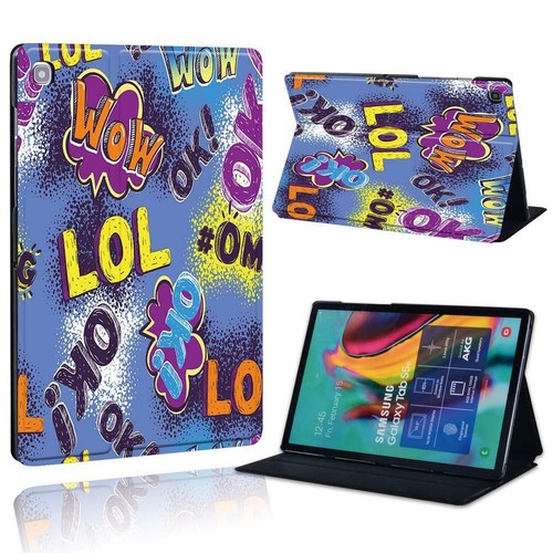 For Samsung Tab S9 FE 2023/S10 FE 10.9"2025  - Leather Stand Cover Case Graffiti - Picture 21 of 31