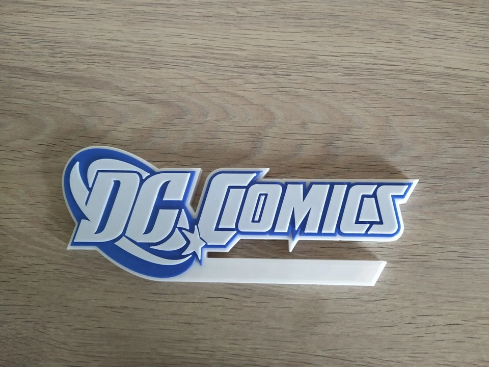 logo dc comics à exposer collection comics super heros dccomics sign display - Photo 3/4