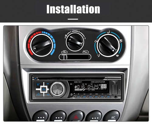 Single 1 Din Car Radio Stereo DVD CD Player AUX-IN MP3 USB FM TF Bluetooth 12v - Bild 12 von 12