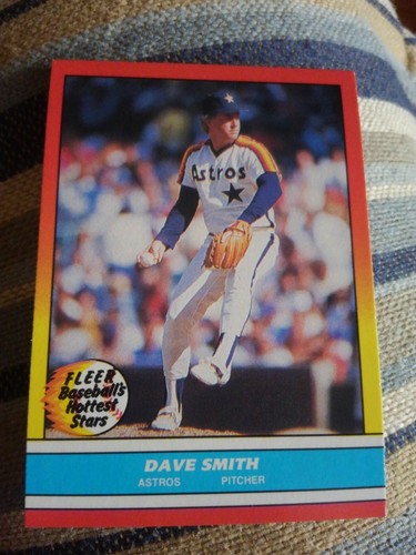 DAVE SMITH 1988 FLEER BASEBALL'S HOTTEST STARS #39 OF 44 FREE SHIPPING