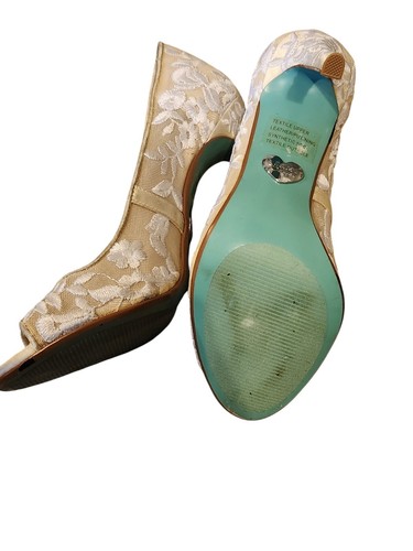 Womens blue by betsey johnson adley Heels Size 5.5 - Picture 10 of 16