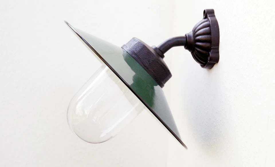 Kleine Außenleuchte Hoflampe Wandlampe Gartenlampe Außenlampe Modell Winkl