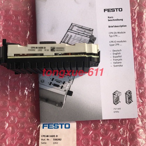 New FESTO Input module CPX-M-16DE-D 550202 Via FedEx or DHL - Picture 2 of 3