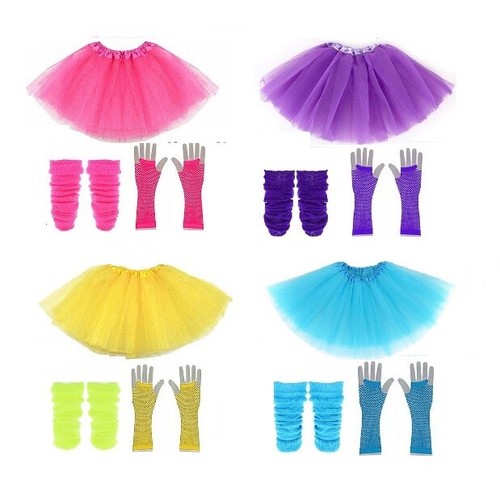 CHEERLEADER Fancy Dress Costume Outfit With Pom Poms High School Musical Girls - Picture 3 of 6