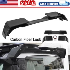 Carbon Fiber Look Rear Trunk Lip Roof Spoiler Wing For Land Rover Defender 110