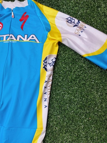 M Skinsuit Astana Pro Team Tour De France time trial speedsuit suit bike cyclism - Foto 4 di 14