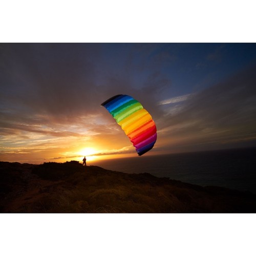 Lenkmatte 2 Leiner Lenkdrachen Matte HQ Symphony Beach 1.3 Rainbow Kinderdrachen - Bild 2 von 8