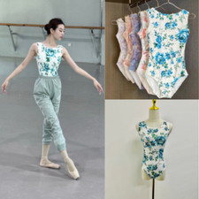 Ballet Dance Leotard Daily Practice Clothes Printing Ballet Leotard Jumpsuit