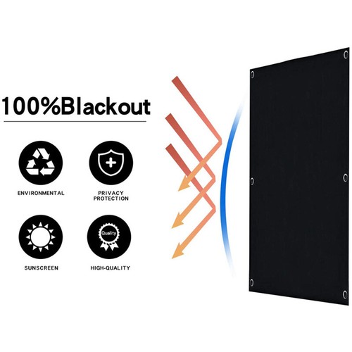 w/ Suction Cups Roof Patio Shading UV Prtection Portable Blackout Blind Curtains - Picture 14 of 29