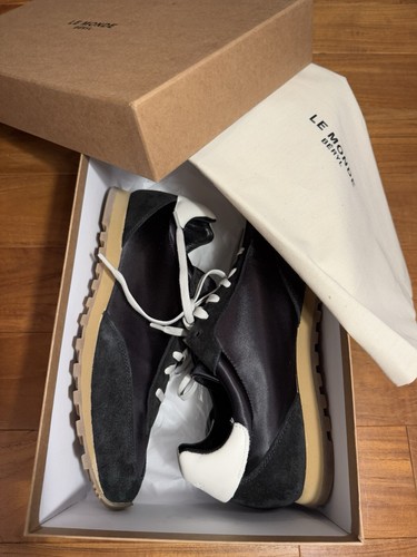 LE MONDE BERYL SLIM RUNNER Sneaker schwarz Satin Größe UK 6,5 - Bild 22 von 24