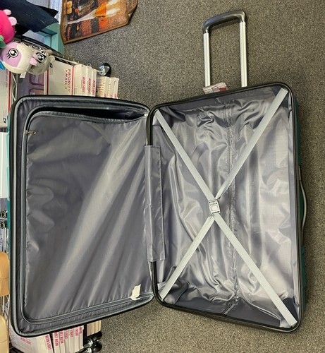 New TAG Luggage 28'' with 4 Spinner Wheels Expandable Famous Brand Suitcase aqua - Picture 11 of 11