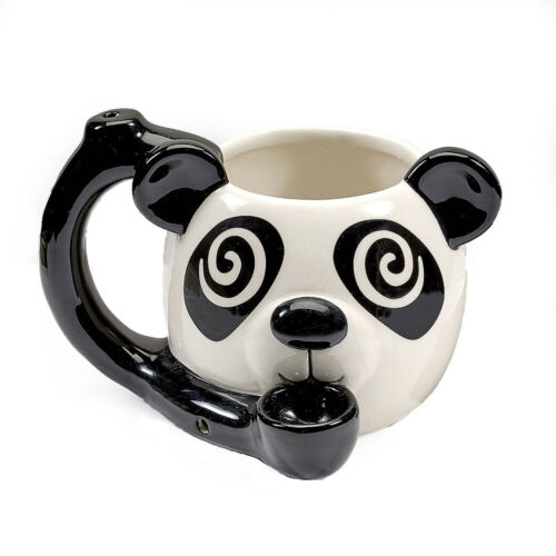 Panda Mug Pipe Collectible Tobacco Smoke Coffee Roast & Toast - Picture 1 of 1