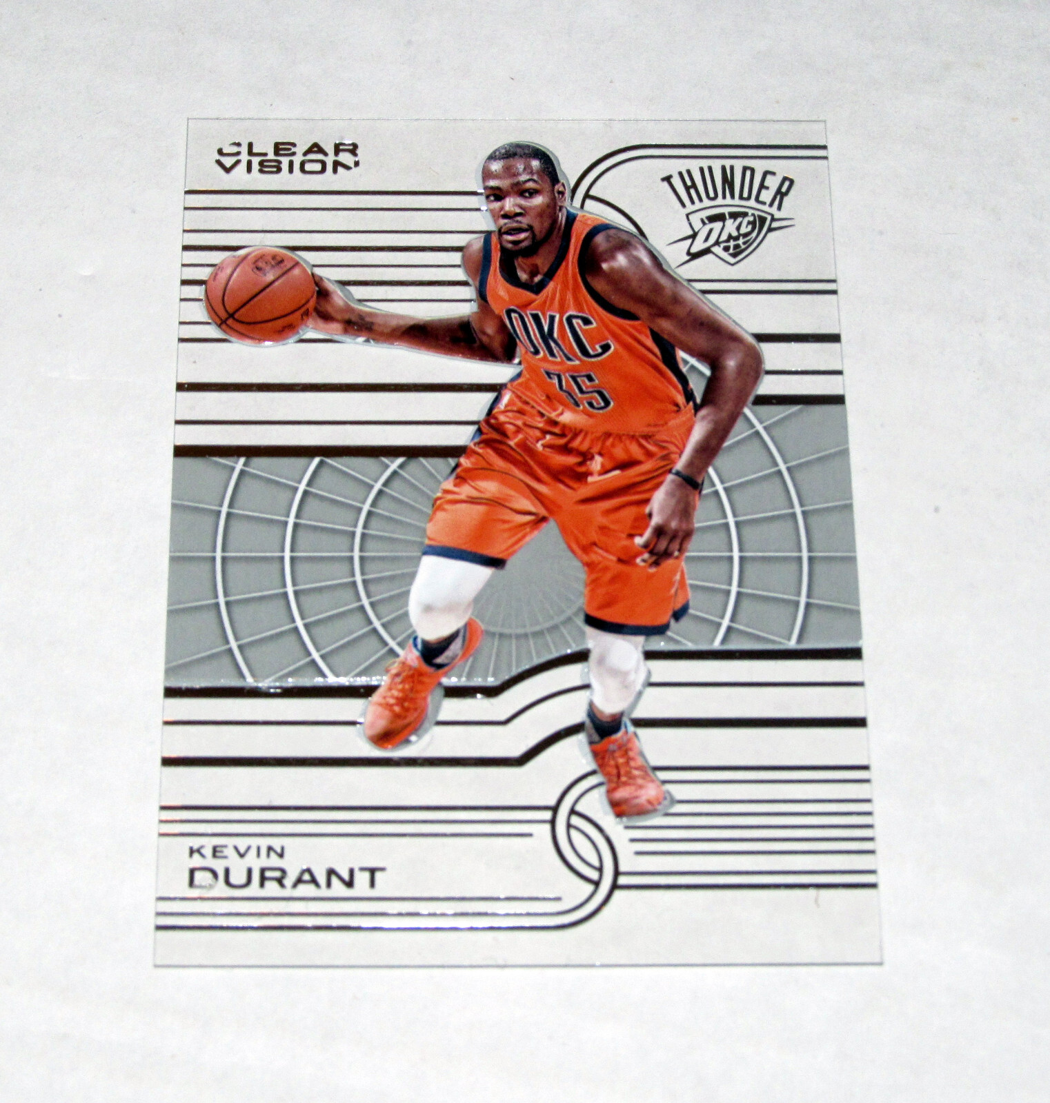 2015-16 Panini Clear Vision 28 Kevin Durant  Thunder Acetate