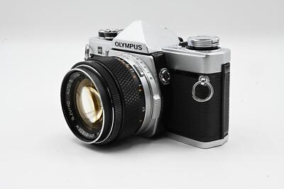 Olympus OM-1 w/ fast 50mm f/1.4 kit in Chrome - Very Nice | eBay