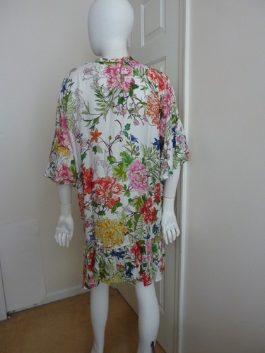 Kimono Johnny Was Metalli Giorno Ruffle Taglia:XXS/XS $228 Nuovo con etichette - Foto 13 di 14
