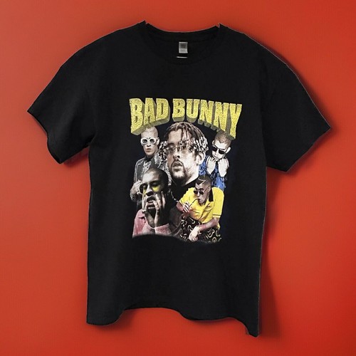 Bad Bunny El Ultimo Tour Del Mundo 2022 Concert T-Shirt Men's Large Black - Picture 2 of 13