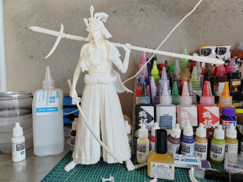 Isshin Ashina Sekiro Shadows Die Due volte Non Dipinto Kit Modello GK Non Assemblato - Foto 2 di 7