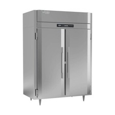 Victory RSA-2D-S1-EW-PT-HC 58" Two Section Wide Pass-Thru Refrigerator w/ 4 S...