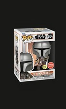 Funko Pop Star Wars The Mandalorian Darksaber 604 GameStop Exclusive Glows Dark