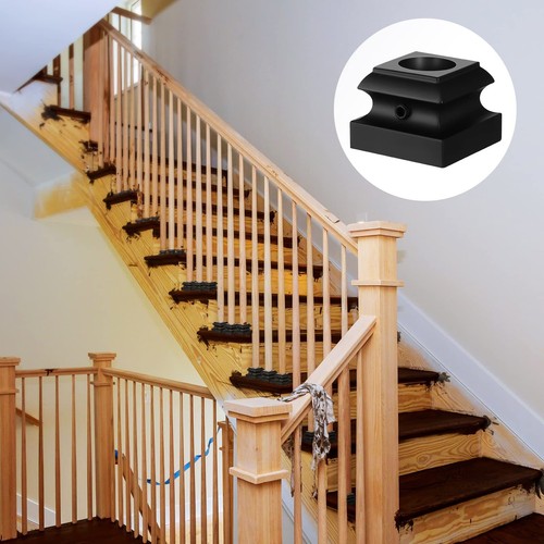 Iron Baluster Shoes Flat Shoe with Screw Set Suitable for 5/8 Inches Round St... - Picture 4 of 7