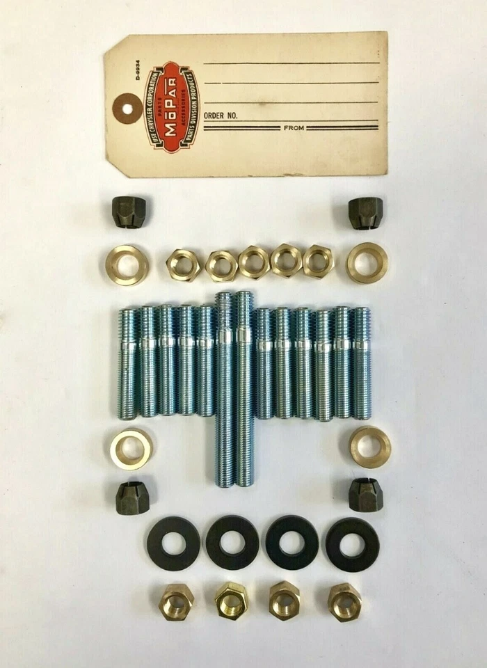 For 1946-1954 Chrysler DeSoto 6 Cylinder Manifold Hardware Kit - Image 2 of 4