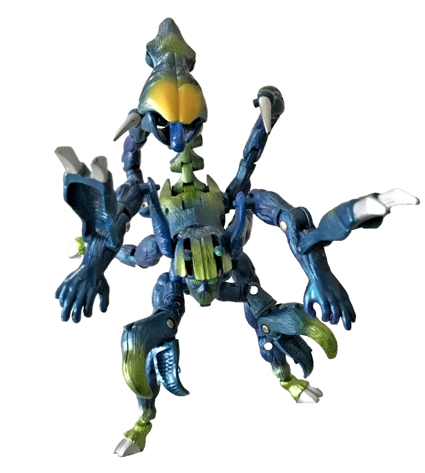 TRANSFORMERS ANIMORPHS AX SCORPION figurine + projectile HASBRO - Photo 2/4