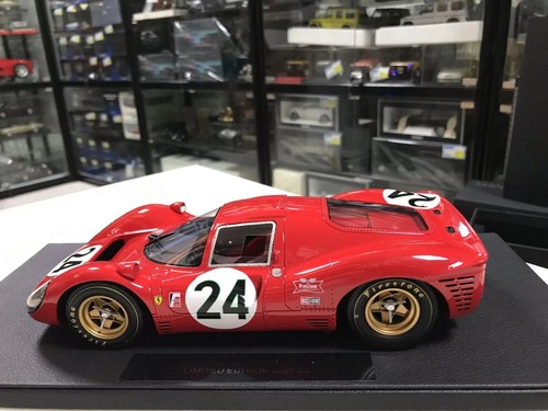 1/18 Top Marques Ferrari 330 P4 Daytona #24 Winner 1967 LE 200pcs - Picture 6 of 9