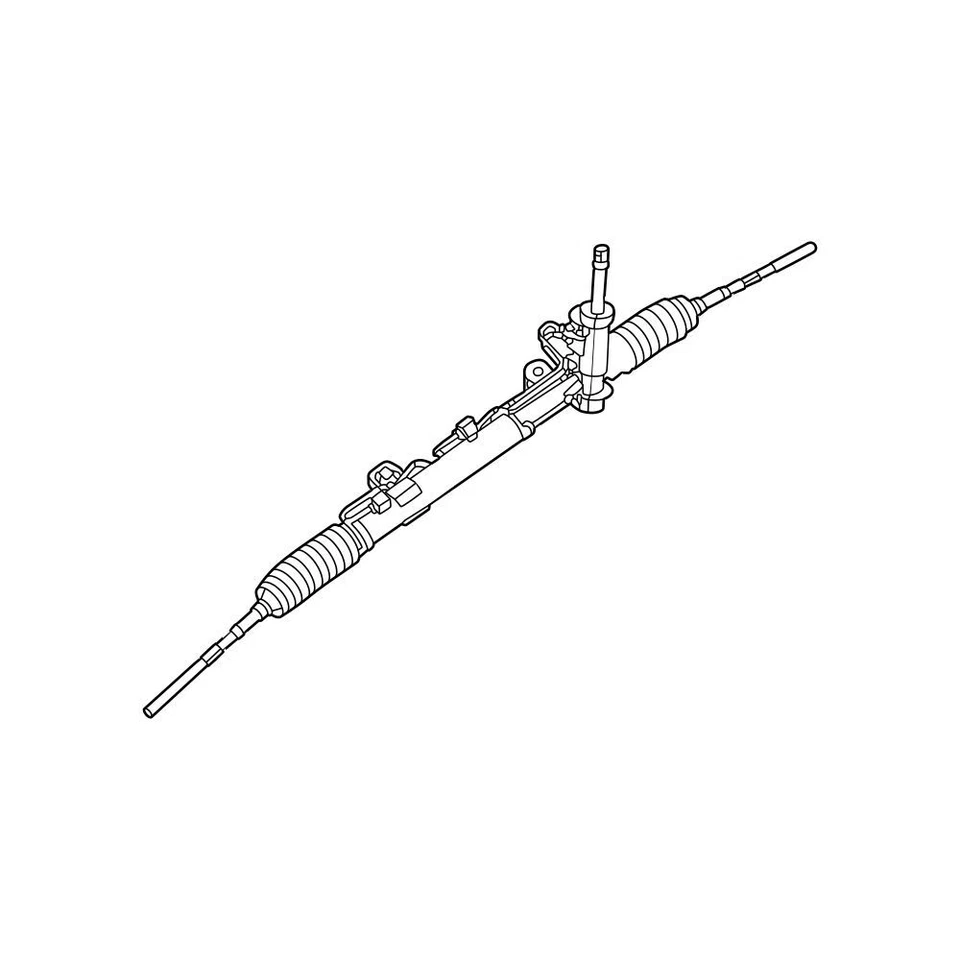 Extremo de varilla de amarre de dirección interior Mopar genuino OEM para Chrysler 200 Sebring 68040223AE Foto 2 de 2
