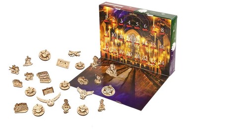 UGears Harry Potter Adventskalender Holzmodell Hogwarts 3D DIY Geschenk 70188 - Bild 3 von 10