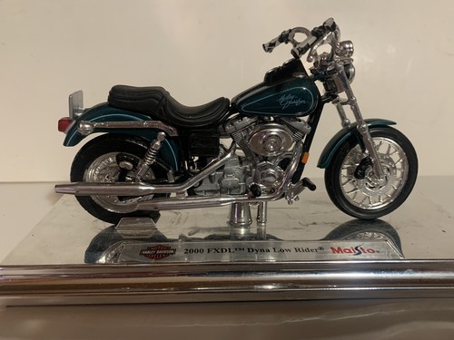 Maisto 1:18 Harley Davidson 2000 FXDL Dyna Low Rider Diecast Bike - Picture 3 of 5