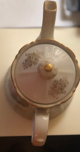 Vintage Rare théière cafetera de porcelaine mitterteich Bavaria - Foto 15 di 15