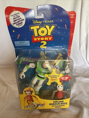 その他 Toy Story 2 Action Figure Rescue Buzz Disney Pixar Mattel Toy Story 2 Talking Rescue Gear Buz