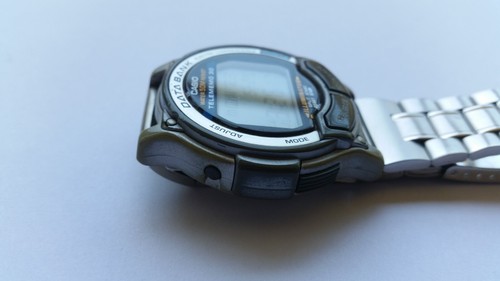 MONTRE CASIO DB-34H DATA BANK TELEMEMO 30 WR 50M ILLUMINATOR BATTERIE NEUVE - Imagen 4 de 9