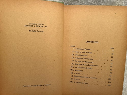 Vintage Barbara Ann Mystery Book Hinweis in der Kamera 1942 Grossest & Dunlap mit Jacke - Bild 7 von 12