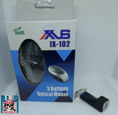   Commodore Amiga  PS/2 / PS2 Adapter + Neue optische PS/2 Maus / New Mouse  