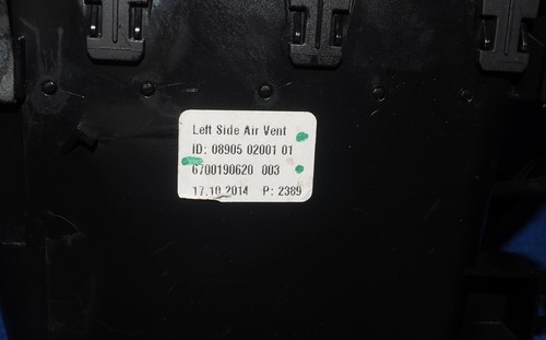 2014-2017 Maserati Ghibli Front Dashboard Left Driver Side Air AC Heat Vent OEM - Bild 7 von 8
