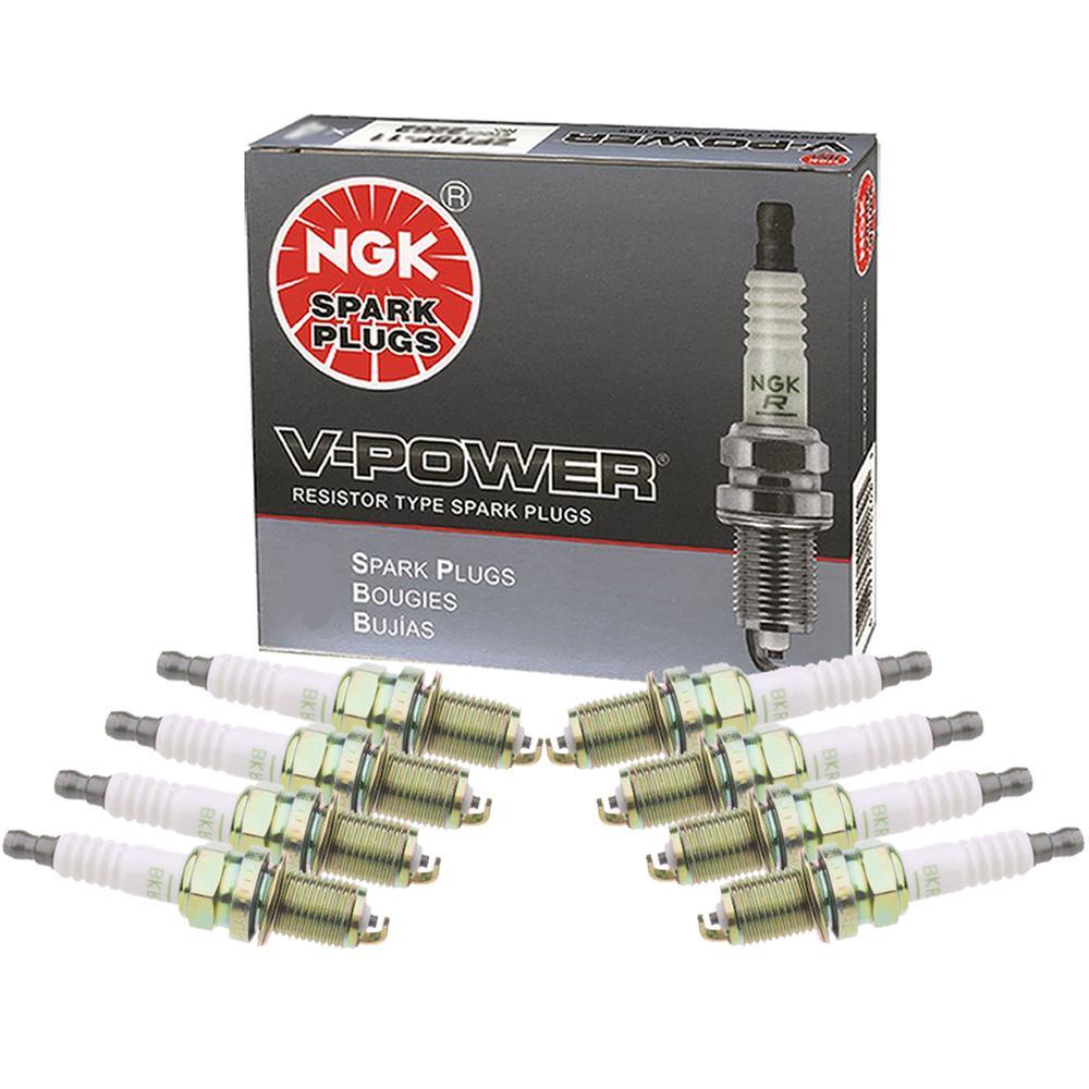 8 X NGK 6962/BKR6E NGK V Power Resistor/All plugs are Pre-Gapped