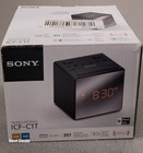 Sony ICF-C1T Desktop Alarm Clock AM FM Radio Black