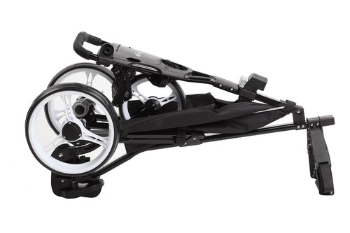 Tartan Cruiser 3-Wheel Golf Push Cart with Detachable Storage Bag and Umbrella H - Picture 6 of 9