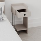 Modern Bedside Table 1 Drawer & Shelf Bedroom Furniture Storage Right Nightstand