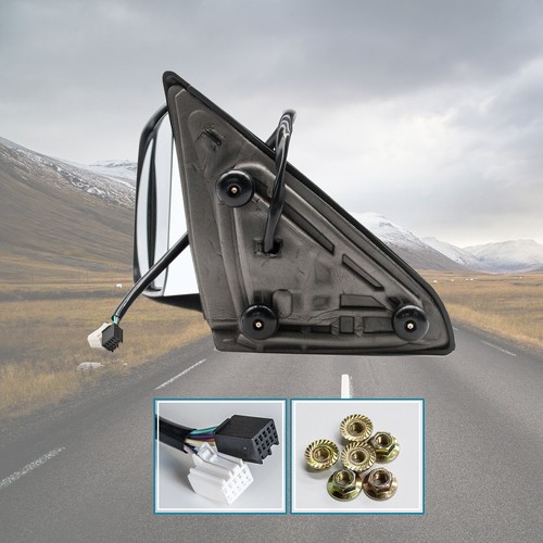 Towing Mirrors Fit 09-18 Dodge Ram 1500 2500 3500 Heated Arrow Lamp Chrome LH+RH - Picture 5 of 10