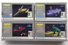 Lot of 4 Andromeda Smer Series Spaceships 1/144 Scale
