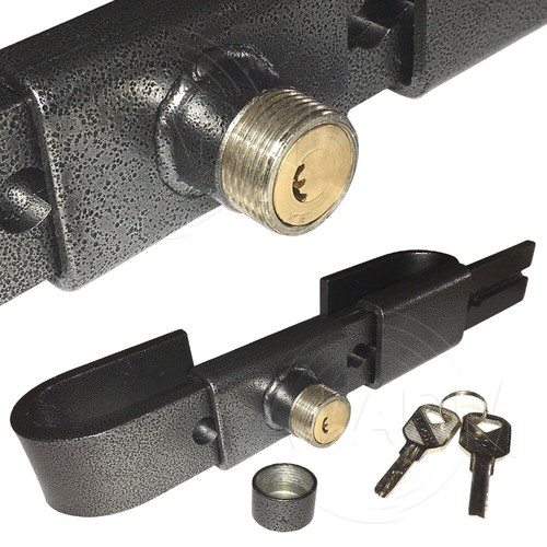 Containerschloss gehärteter Stahl 2 Schlüssel Container Kontainer Schloss grau - Bild 4 von 8