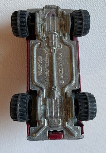 Vintage 1977 Hot Wheels Red Chevy LKW Lenkkopf & Schlangenhaut Grafik Malaysia - Bild 5 von 5