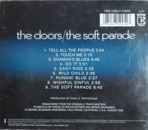 The Doors - The Soft Parade. CD. Very Good Used Condition.  - Picture 2 of 2