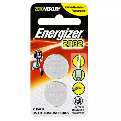 Energizer Pila de botón (CR2032, 3 V, 4 ud.)