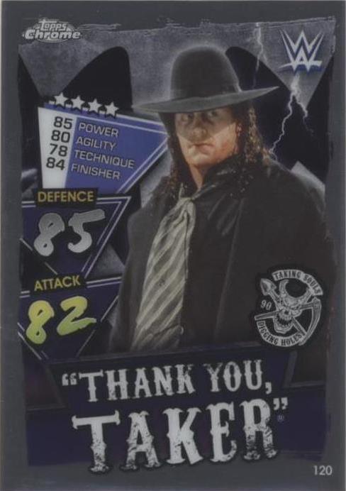 2021 Topps Chrome WWE Slam Attax - Undertaker #120 - 1 of 1